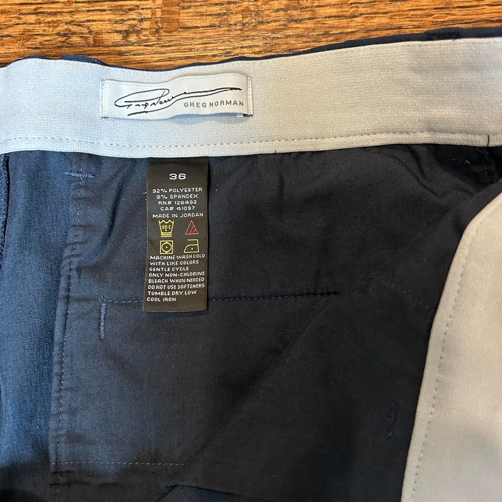 Greg Norman Collection Navy Men's Flat Front Shorts